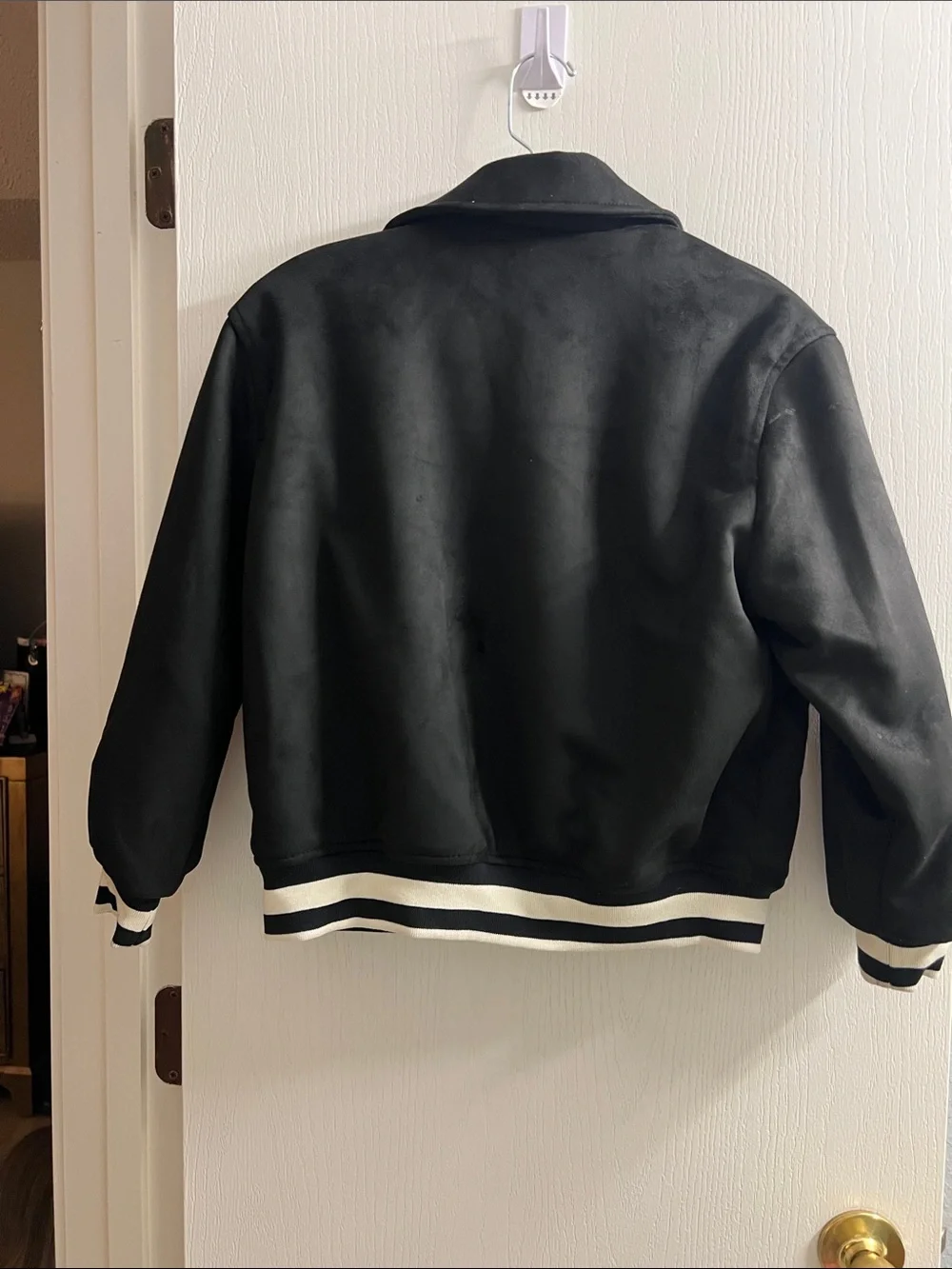 Zara Black Jacket with Embroidered Logo